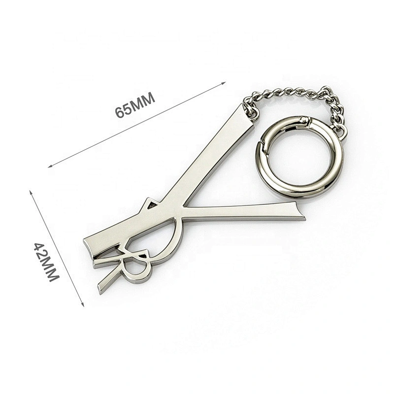 Custom High Grade Handbag Hardware Hang Letters Metal Logo Tag, Fashion Design Metal Hanging Tag for Bags