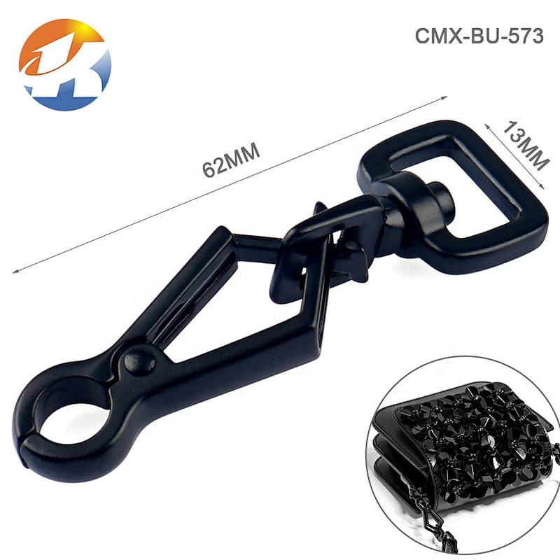 Fashion Special Color Tea Gold Metal Hook Clasp For Bags