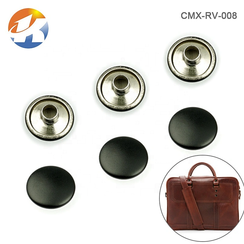Bag/Leather Accessories Black Nickel Metal Rivet Stud