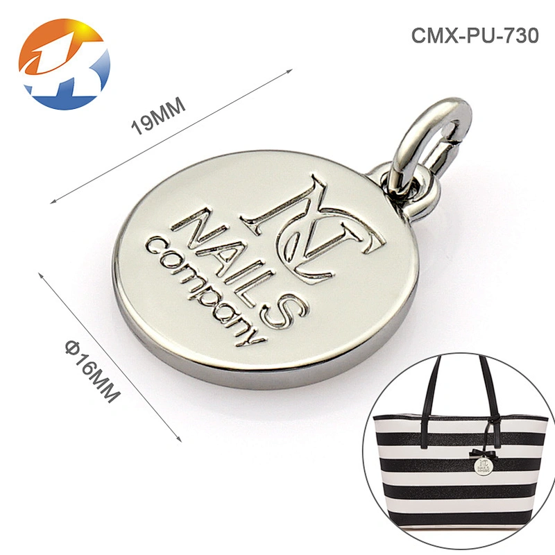 Welcome ODM/OEM Handbag Metal Logo Label, Custom Metal Nameplate For Handbags