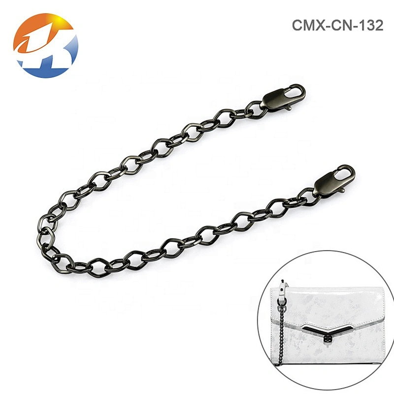 Fashion Design Gunmetal Iron Chain For Bag