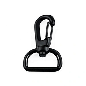 Wholesale 1 Inch Alloy Metal Swivel Snap Hook Buckle For Bag Strap, Black Nickel Plated Metal Hook for Backpack