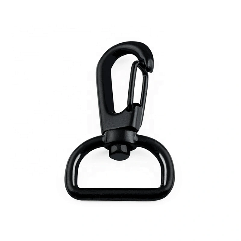 Wholesale 1 Inch Alloy Metal Swivel Snap Hook Buckle For Bag Strap, Black Nickel Plated Metal Hook for Backpack