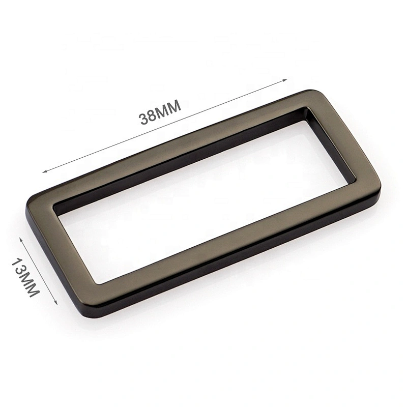 Factory Price Wholesale High Quality Bag Fittings 38mm Metal Square Buckle for Backpack