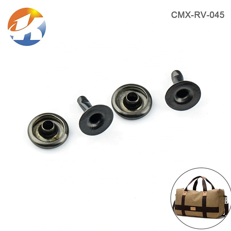 Wholesale 8mm Small Flat Metal Single Cap Rivet For Shoe Garment