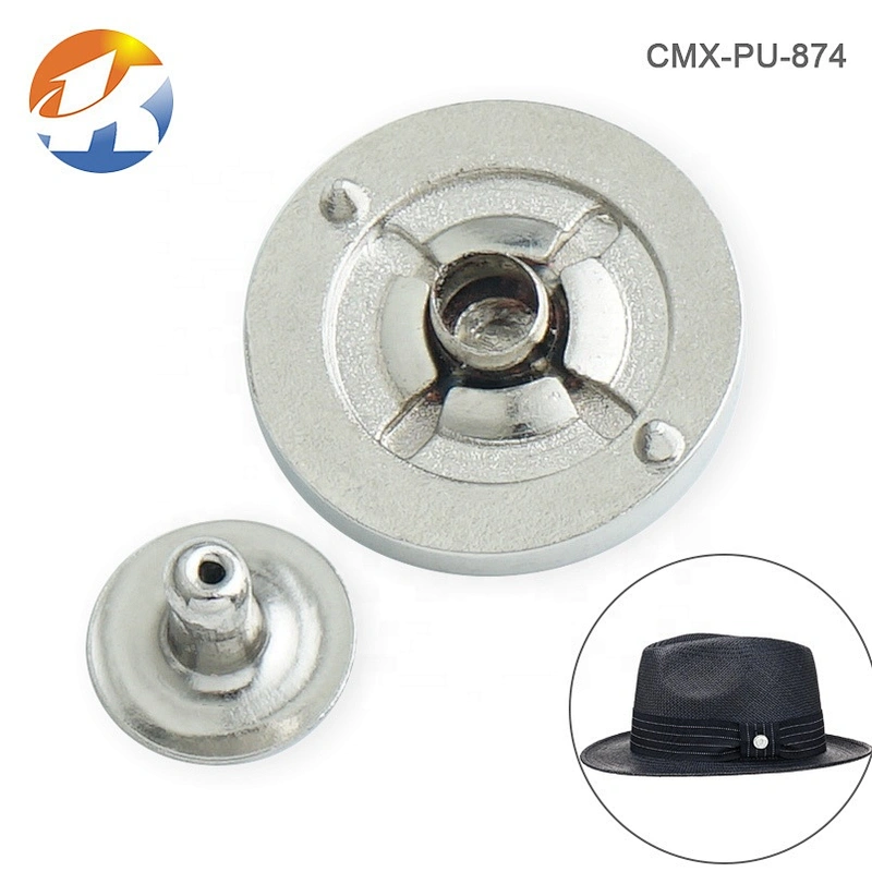OEM ODM Bag Accessory Custom Metal Logo Tag for Purse, Nickel Small Metal Name Tag for Hats