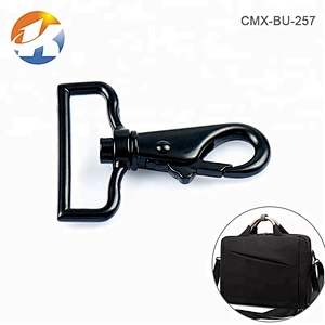 Custom Zinc Alloy Metal Snap Hook for Strap, Wholesale Stronger Black Dog Snap Hook For Bags