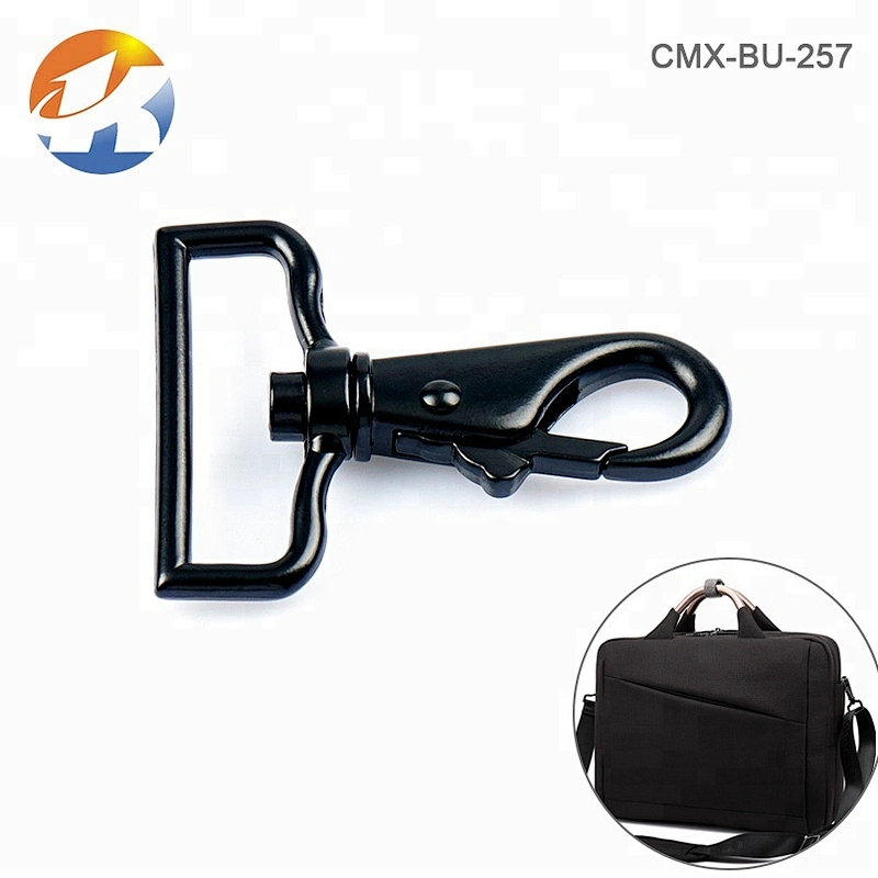 Custom Zinc Alloy Metal Snap Hook for Strap, Wholesale Stronger Black Dog Snap Hook For Bags