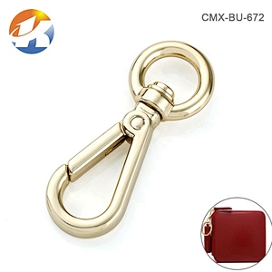 Wholesale Hot Selling Zinc Alloy 11mm Metal Purse Clasp Swivel Clip Snap Hook for Bag
