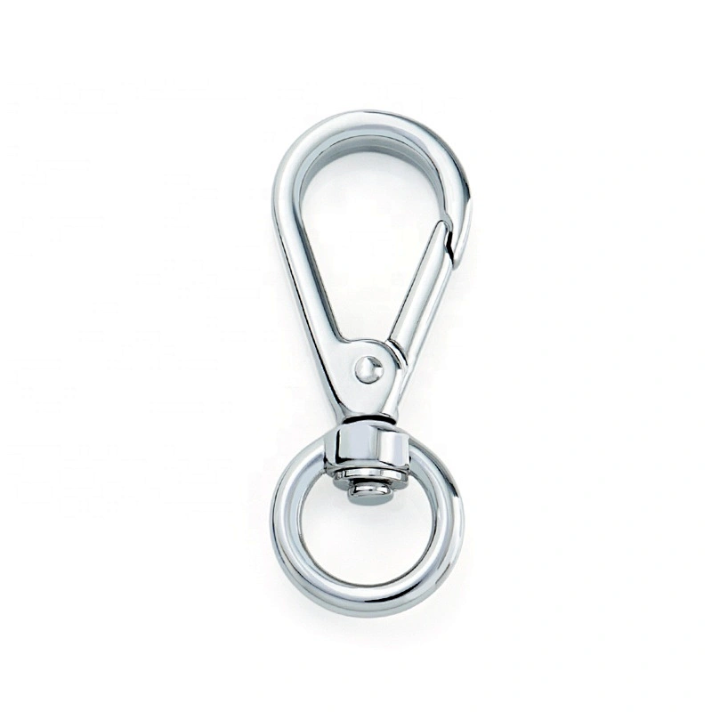 Wholesale Hot Selling Zinc Alloy 11mm Metal Purse Clasp Swivel Clip Snap Hook for Bag