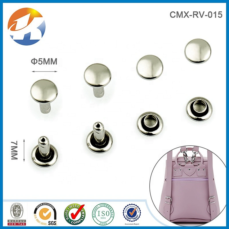 High End Quality Single Head Iron Custom Gold Rivet