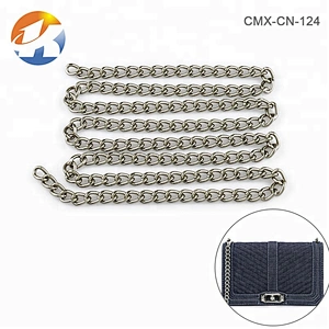 High End Hardware Bag Shoulder Nickel Metal Chain