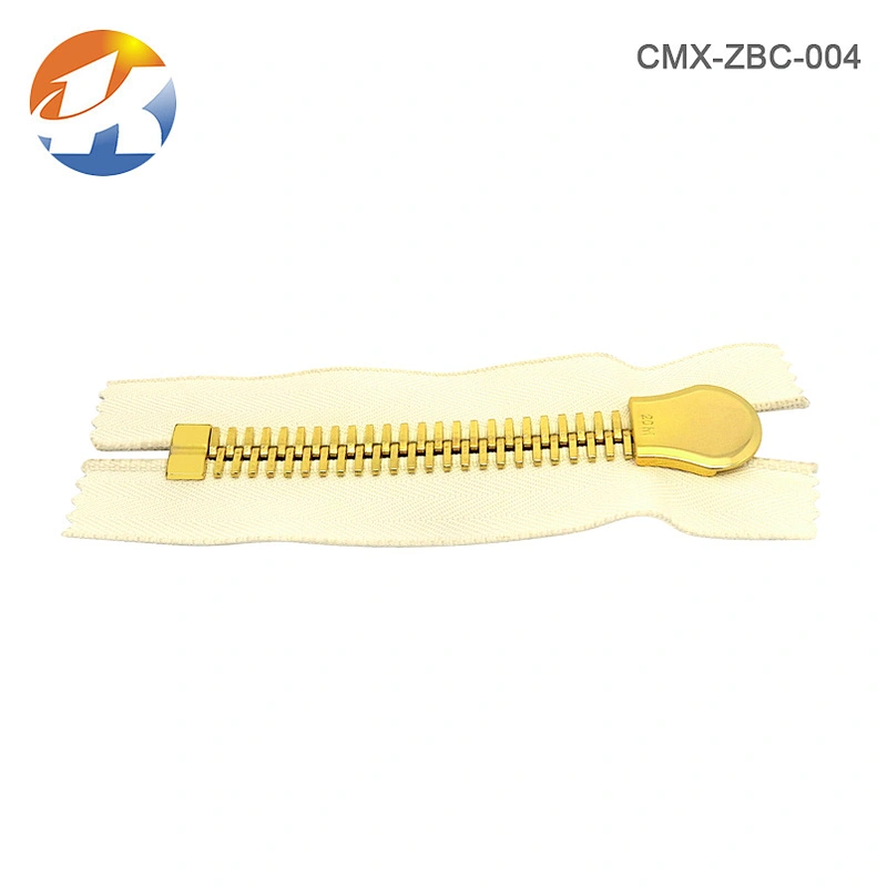 OEM/ODM Gold Teeth Wholesale Metal Zip