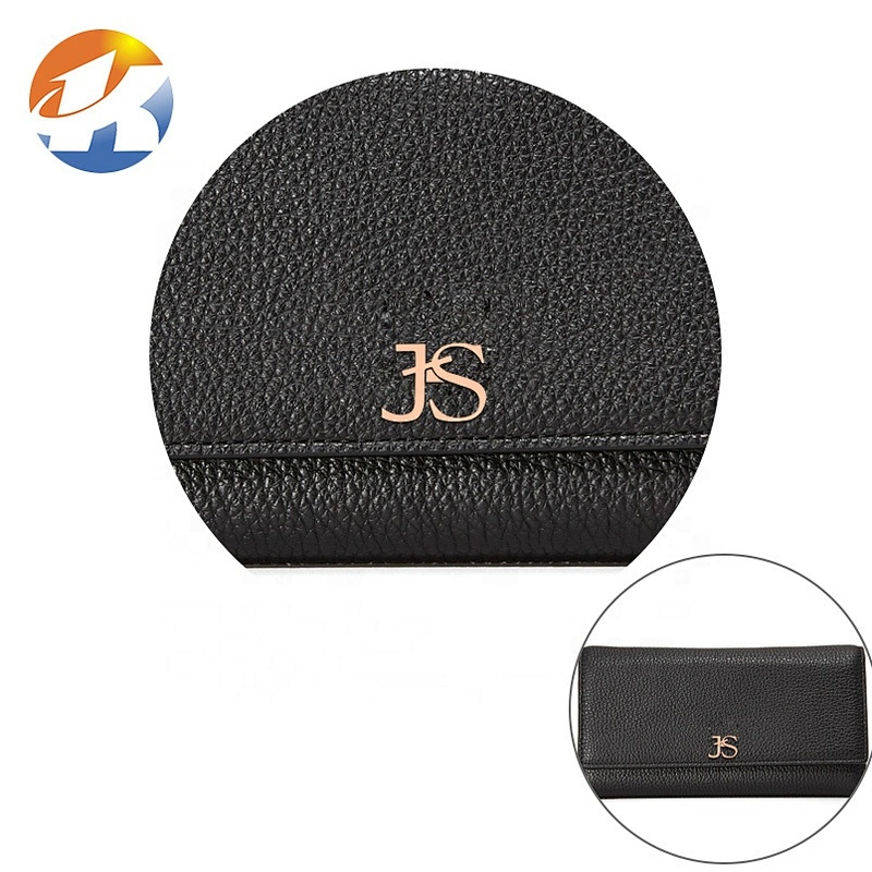 Welcome Custom Different Color Metal Letter Logo, Rose Gold Metal Letter Name Plate for Handbags