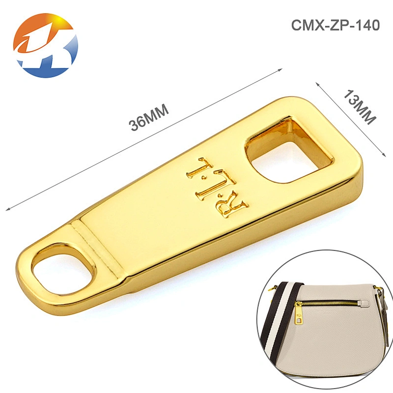 High Grade Handbag Hardware Custom Zipper Pulls Wholesale