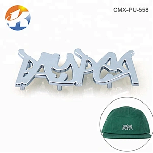 Professional Custom Letters Metal Logo, Nickel Plated Metal Name Plate for Handbags