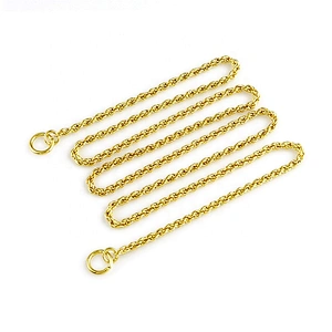 Small Size Knit Style Gold Metal Chain For Purses
