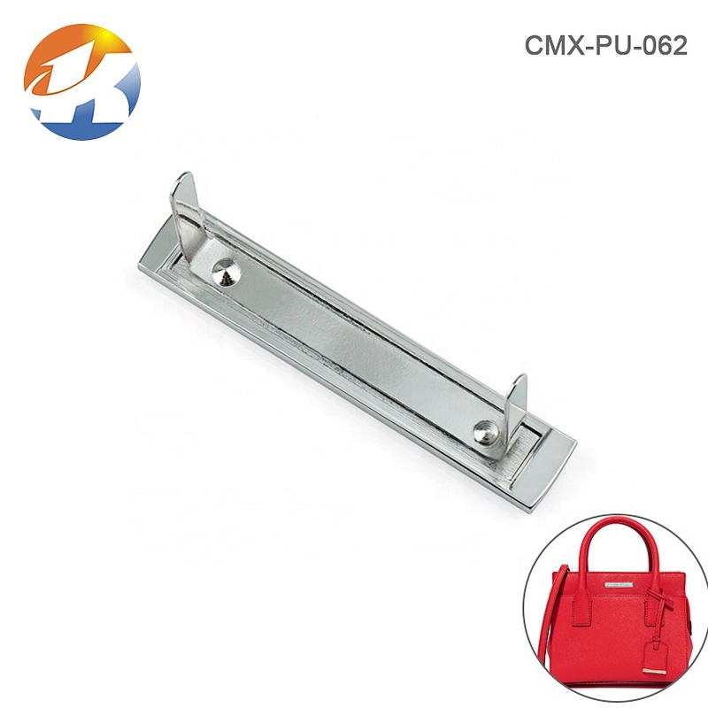 Bag Hardware Design Metal Logo Label for Handbags, Custom Engraved Logo Metal Nameplate