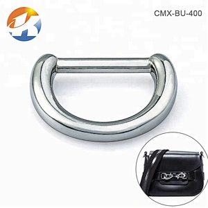 Wholesale Hardware Accessories Zinc Alloy Metal D Ring For Bag Strap