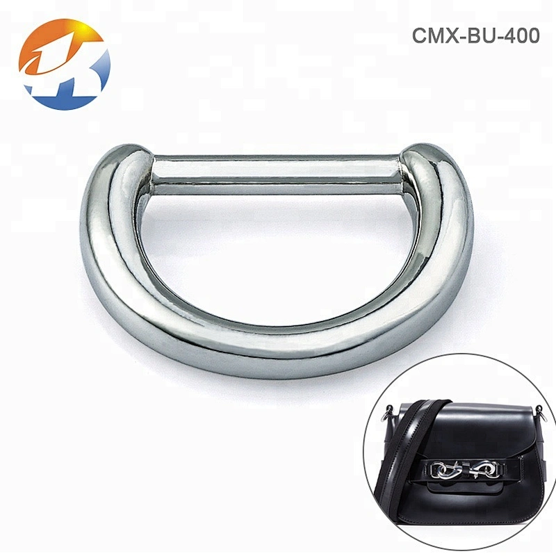 Wholesale Hardware Accessories Zinc Alloy Metal D Ring For Bag Strap