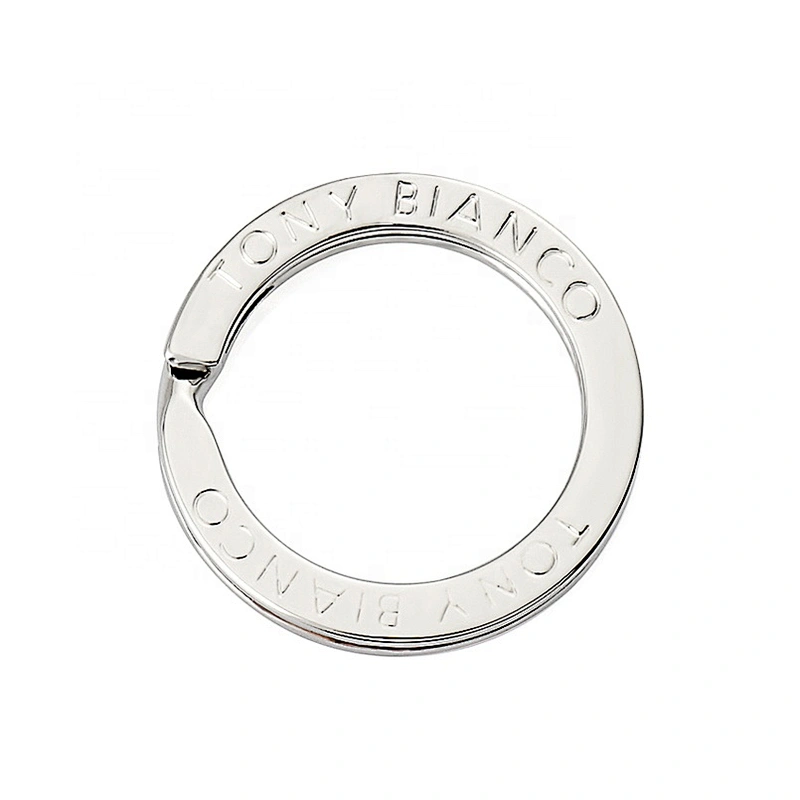 OEM ODM 1 Inch Metal Split Keychain, Metal Round O Ring with Chain for Key Chain