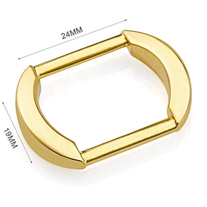Wholesale Bag Accessories 1 Inch Silver Square Metal Buckle for Bag's Strap