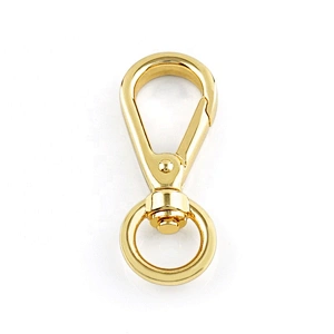 Top Quality Factory Custom 11mm Metal Swivel Snap Hook, Zinc Alloy Metal Spring Snap Hook Gold for Bags