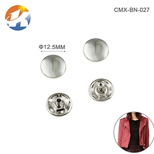 Custom Iron Metal Snap Buttons For Coats, Garment Accessories Cheap Press Button