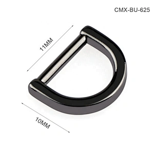 Custom Top Quality Handbag Hardware Alloy Metal D Ring Hook For Bags