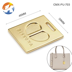 Professional Custom Hang Gold Handbag Labels Metal