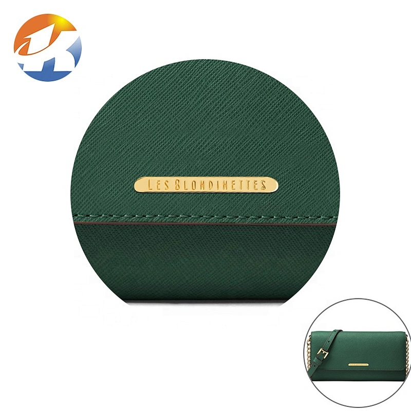Fashion Hot Sell Gold Color Engraved Jewelry Metal Logo Tag