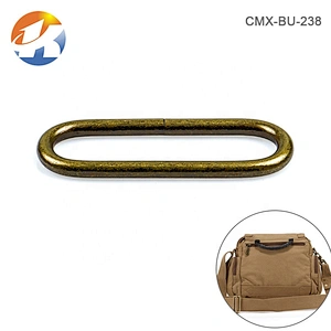 Wholesale Oval Shape Antique Brass Metal Ring, Bag Hardware Cheap Price 2 Inch Iron Metal Ring for Strap