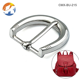 Factory Wholesale Custom Nickel Metal Single Pin Belt Buckle, Zinc Alloy 32mm Silver Metal Pin Buckle for Belt and Bags