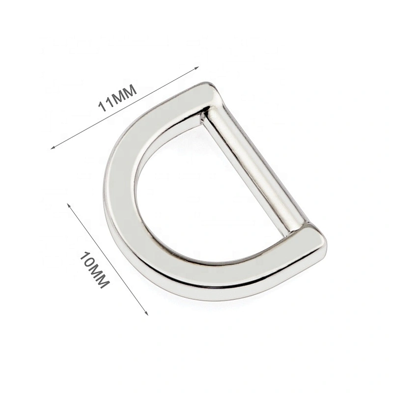 Manufacturer Custom Alloy Gold Metal D-ring Buckle, Bag Hardware Metal D Ring for Handbags