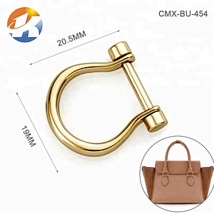 Wholesale Bag Accessories Antique Brass Metal D Ring, Zinc Alloy Bronze Metal D-ring for Backpack