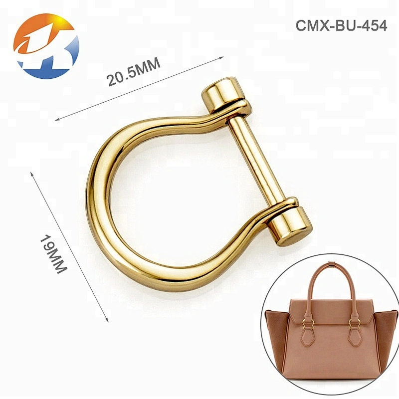 Wholesale Bag Accessories Antique Brass Metal D Ring, Zinc Alloy Bronze Metal D-ring for Backpack