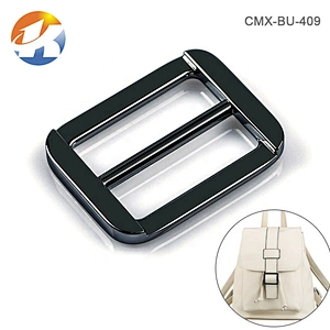 Wholesale Metal Hardware Slider Adjusters Gun Metal Tri-Glide Buckle For Bags
