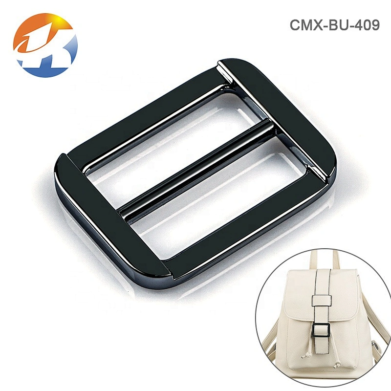 Wholesale Metal Hardware Slider Adjusters Gun Metal Tri-Glide Buckle For Bags