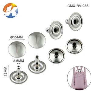 Wholesale Metal Clothes Rivet, Customized Single Cap Rivet For Handbags
