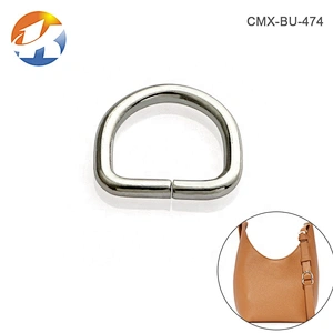 Wholesale Small Iron Metal Bag D Ring, 8mm D-ring Buckle for Strap and Backpack