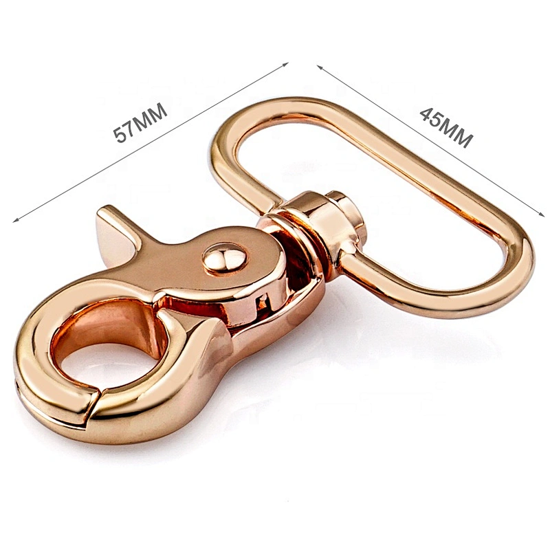 Professional Manufacturer Zinc Alloy Black Carabiner Snap Hook