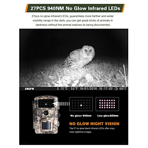 Shenzhen cheap waterproof wildlife trail animal camera IP66  hunting cameras oem 1080p
