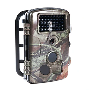 Wildlife Camera  12MP 1080P Motion Activated Hunting Trail Camera With Night Vision 42Pcs Black Low Glow IR LEDs