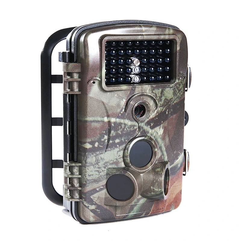 Wildlife Camera  12MP 1080P Motion Activated Hunting Trail Camera With Night Vision 42Pcs Black Low Glow IR LEDs