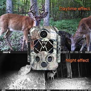 No glow FHD hunting trail camera Motion Activated Night Vision to 80ft watertight 0.2s fast trigger speed