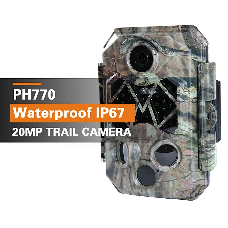 45Pcs  940NM No Glow Night Vision IR LEDs  Motion Activated Hunting Trail Camera With 2.4 Inch LCD Screen 1080P Full HD