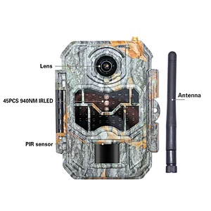 20MP 1080P 940NM IR LEDs IP66 Waterproof SMS Remote Control MMS SMTP FTP 3G Trail Camera