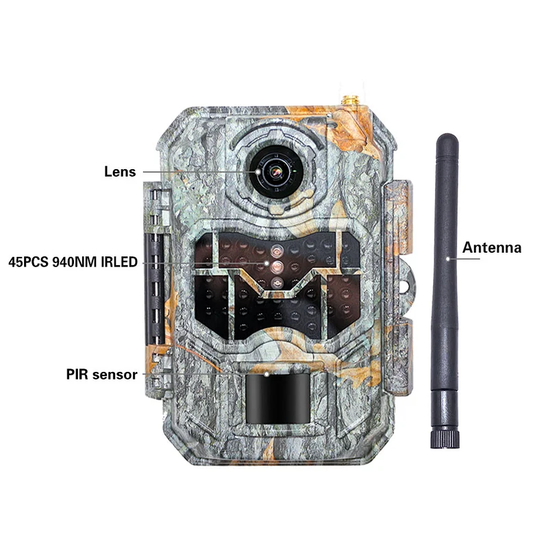 20MP 1080P 940NM IR LEDs IP66 Waterproof SMS Remote Control MMS SMTP FTP 3G Trail Camera