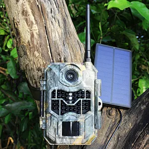 Custom Logo 20MP 1080P Resolution Solar Powered MMS GPRS and Sim Card Hunting Trail Scouting Camera