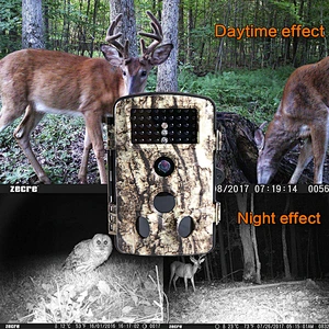 Trail Game Camera 12MP 1080P Waterproof Hunting Scouting Cam for Wildlife Monitoring with 120 Degree Detecting Range
